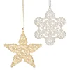 The Met Store Ornaments*2024 Star and Snowflake Ornament Set