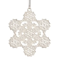 The Met Store Ornaments*2024 Sterling Silver Snowflake Ornament