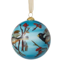 The Met Store Ornaments*Birds of America Hand-Painted Glass Ornament Set
