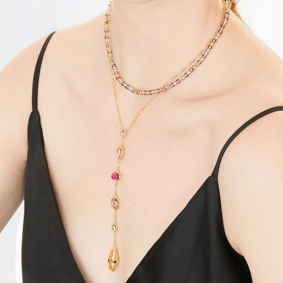 The Met Store Necklaces*Cascading Gems Y-Necklace