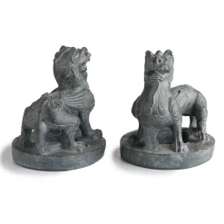 The Met Store Sculpture|Decorative Accents*Chinese Guardian Figure Bookends