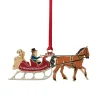 The Met Store Ornaments*Currier & Ives Winter Sleigh Ornament
