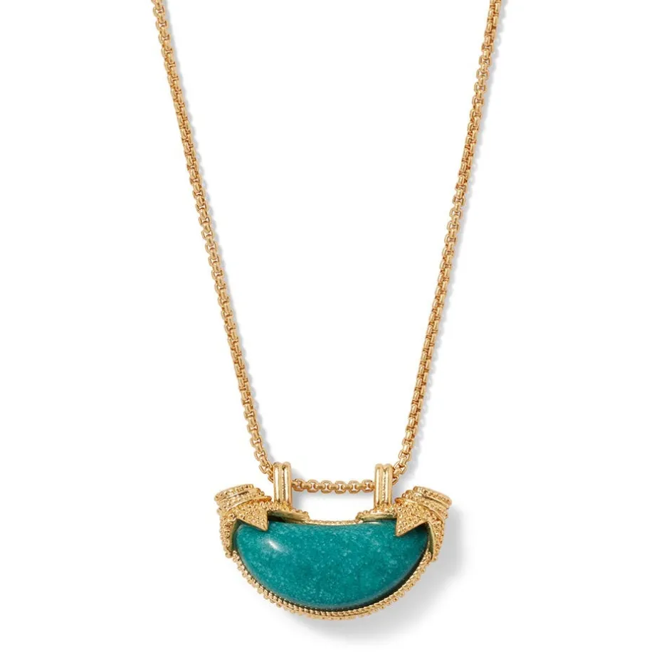 The Met Store Necklaces*Cypriot Jade Crescent Pendant Necklace