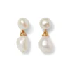 The Met Store Earrings*Cypriot Twist Pearl Double-Drop Earrings