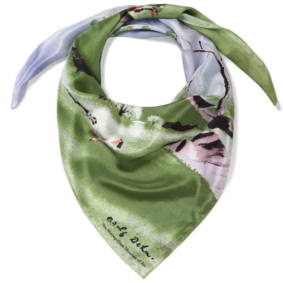 The Met Store Scarves & Wraps*Dehn Spring in Central Park Square Silk Scarf