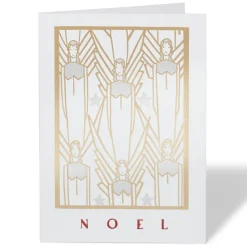 The Met Store Holiday Cards*Drevenstedt: Noel Fine Holiday Cards with Lined Envelopes and Foil Seals