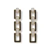 The Met Store Earrings*European Buckle Enamel Drop Earrings