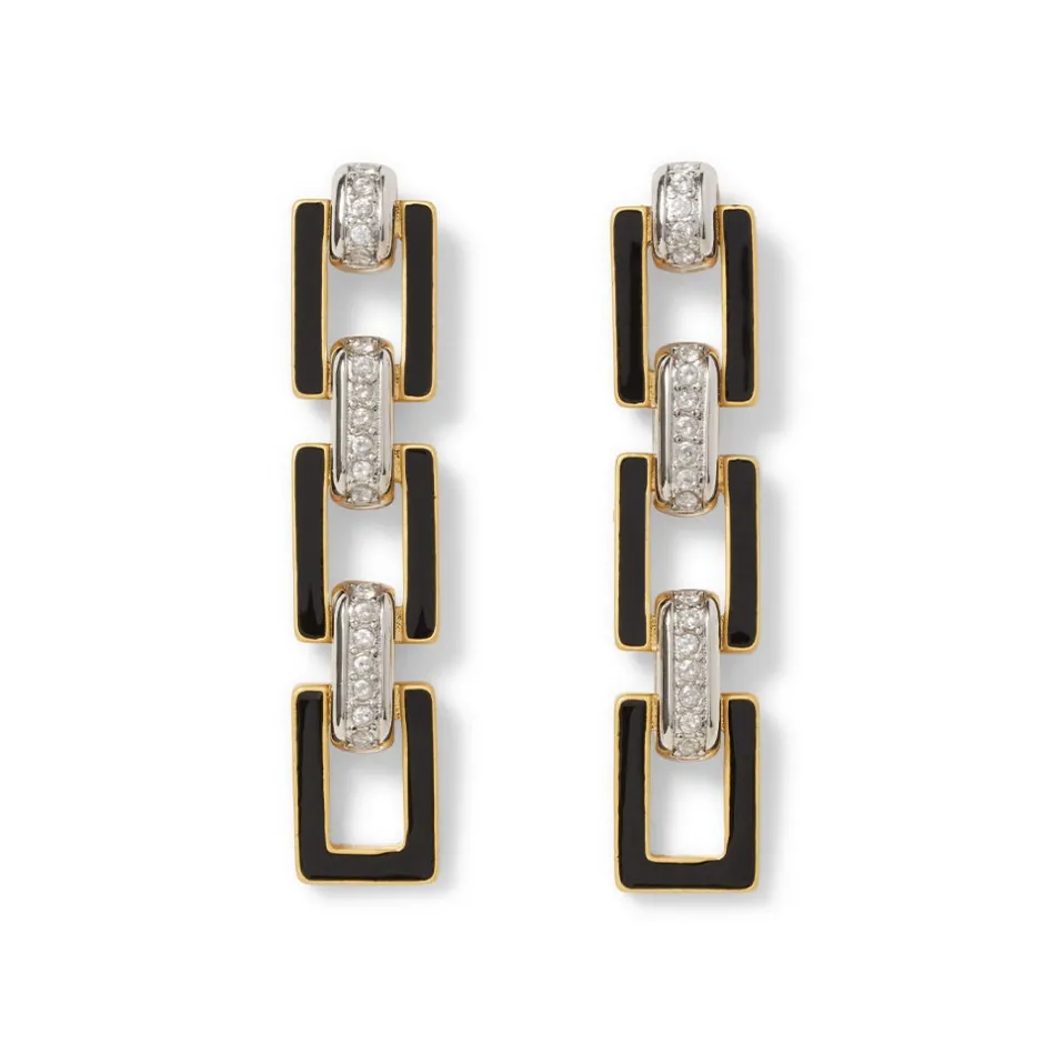The Met Store Earrings*European Buckle Enamel Drop Earrings