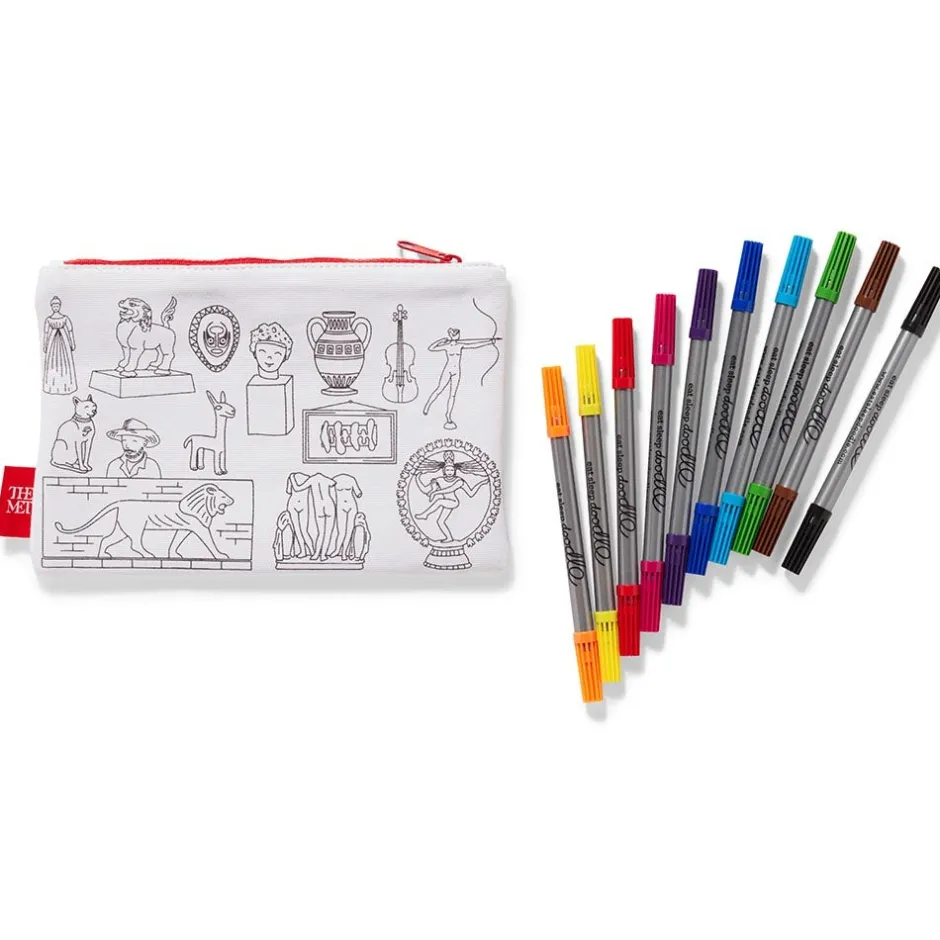 The Met Store Art Supplies & Easels*Favorite Galleries of The Met Color & Learn Washable Kids' Pencil Case