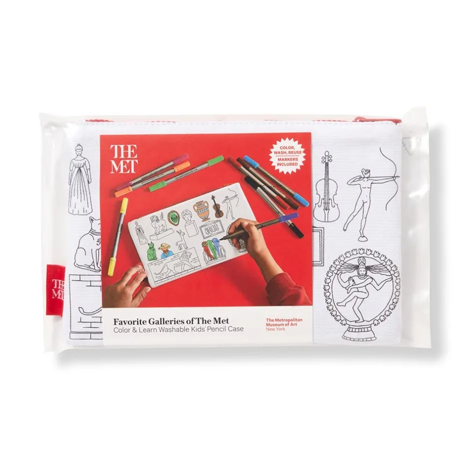 The Met Store Art Supplies & Easels*Favorite Galleries of The Met Color & Learn Washable Kids' Pencil Case