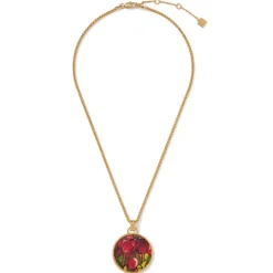The Met Store Necklaces*Favrile Tulip Enamel Pendant Necklace