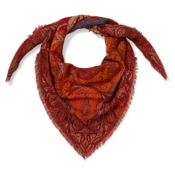 The Met Store Scarves & Wraps*Four Seasons Paisley Square Wool Scarf