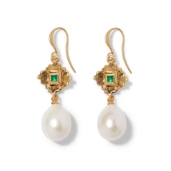 The Met Store Earrings*French Amor Double-Drop Earrings