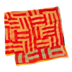 The Met Store Scarves & Wraps*Gee's Bend Kennedy Basket-Weave Oversize Square Scarf