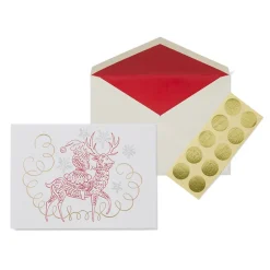 The Met Store Holiday Cards*Gordon: Santa Riding Reindeer Fine Holiday Cards