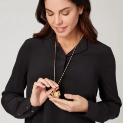 The Met Store Watches*Hand-Enameled Egg Pendant Watch