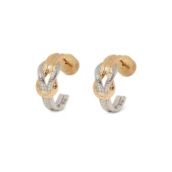 The Met Store Earrings*Herakles Knot Hoop Earrings