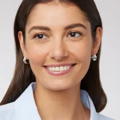 The Met Store Earrings*Herakles Knot Hoop Earrings