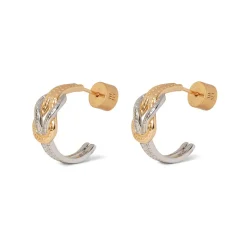 The Met Store Earrings*Herakles Knot Hoop Earrings