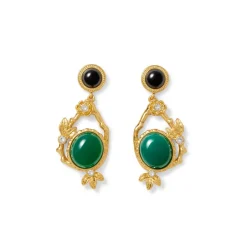 The Met Store Jewelry Sets*Japanese Imari Collar Necklace and Linear Drop Earrings Set