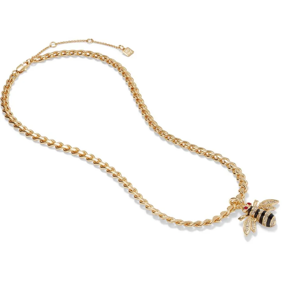The Met Store Necklaces*Jeweled Bee Pendant Necklace