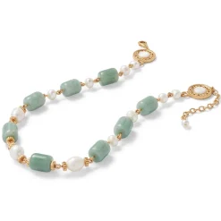 The Met Store Necklaces*Karavas Gems Large-Bead Aventurine and Pearl Necklace