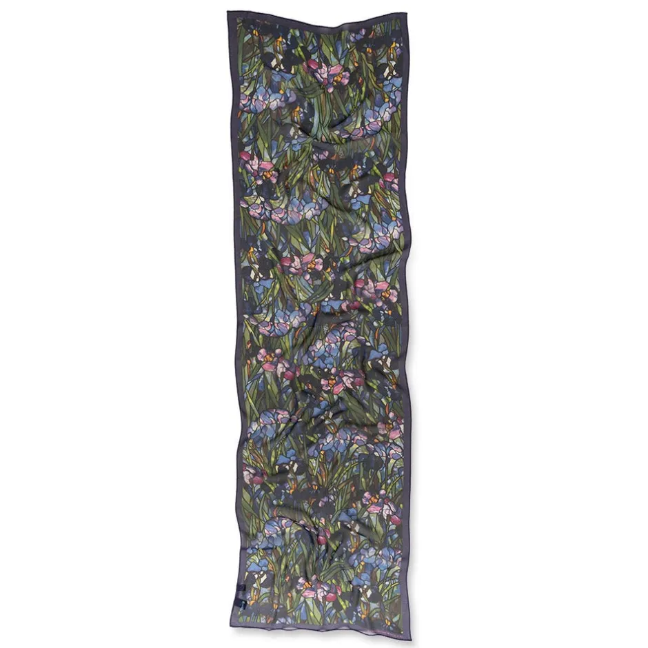 The Met Store Scarves & Wraps*Louis C. Tiffany Irises Oblong Silk Scarf