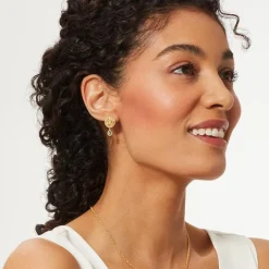 The Met Store Earrings*Mediterranean Coin Stud Earrings