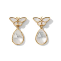 The Met Store Jewelry Sets*Meiji Butterfly Pendant Necklace and Drop Earrings Set