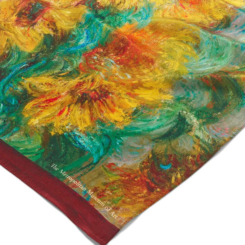 The Met Store Scarves & Wraps*Monet Sunflowers Oblong Silk Scarf