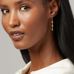 The Met Store Earrings*Moon and Stars Drop Earrings