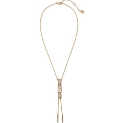The Met Store Necklaces*Mother-of-Pearl Tile Double Lariat Necklace