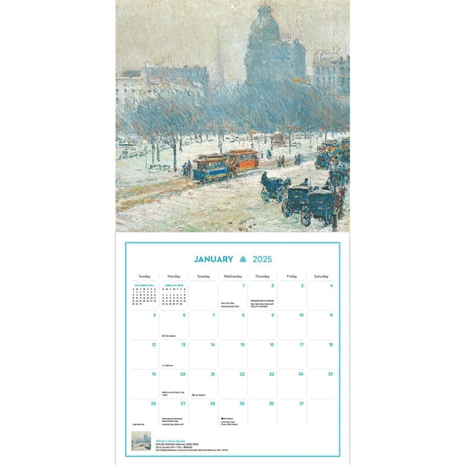 The Met Store Calendars*New York in Art Wall Calendar 2025