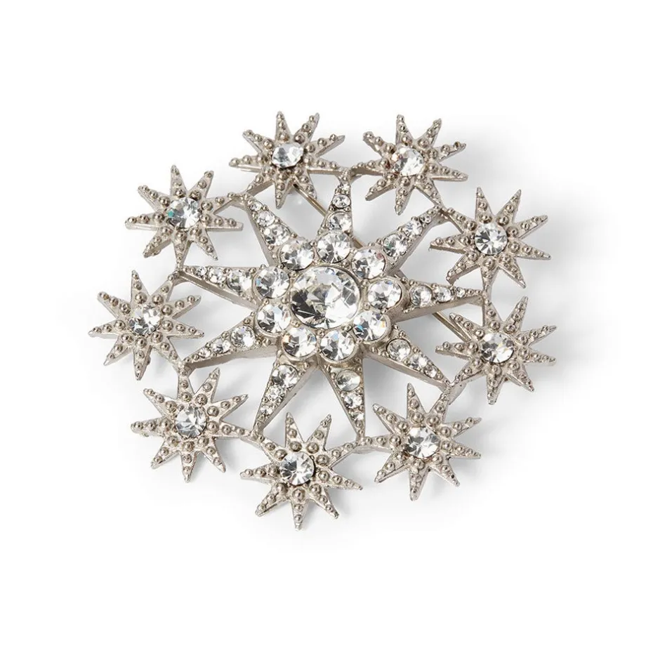 The Met Store Pins & Brooches*Ottoman Star Antiqued Silver Brooch