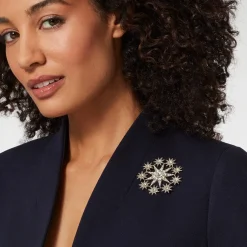 The Met Store Pins & Brooches*Ottoman Star Antiqued Silver Brooch