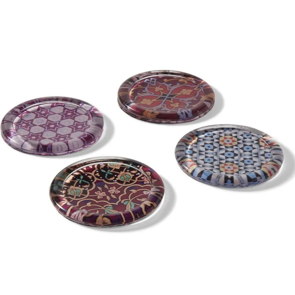 The Met Store Tableware*Persian Patterns Glass Coasters