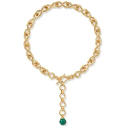 The Met Store Necklaces*Roman Malachite Statement Necklace