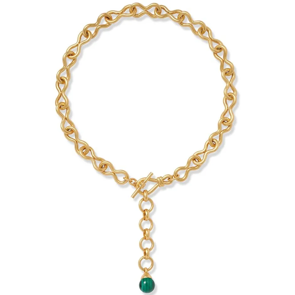 The Met Store Necklaces*Roman Malachite Statement Necklace
