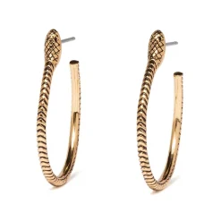 The Met Store Earrings*Serpentine Hoop Earrings