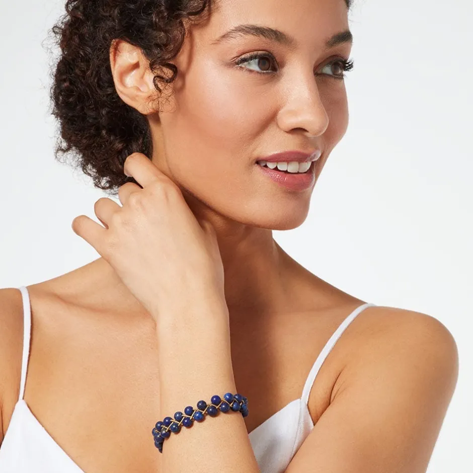 The Met Store Bracelets*Spanish Baldric Lapis Braided Bracelet