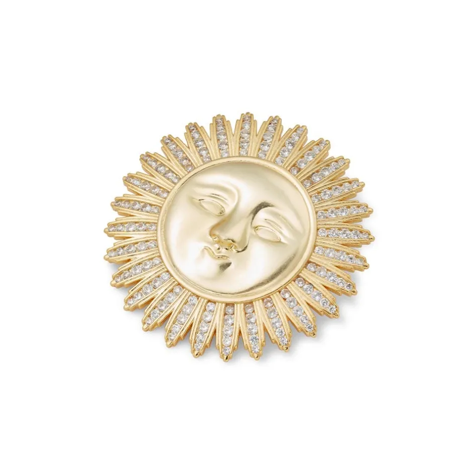 The Met Store Pins & Brooches*Spanish Day and Night Sun Brooch