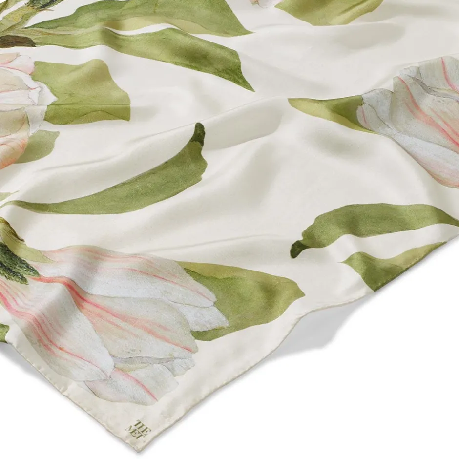 The Met Store Scarves & Wraps*Studies of Magnolias Oblong Silk Scarf