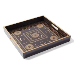 The Met Store Tableware|Decorative Accents*Sumatran Symbols Lacquer Tray