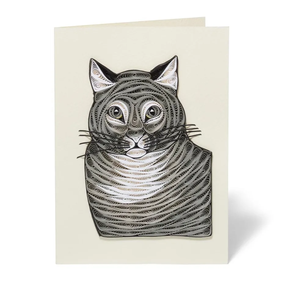 The Met Store Notecards & Correspondence*The Favorite Cat Quilled Card