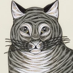 The Met Store Notecards & Correspondence*The Favorite Cat Quilled Card