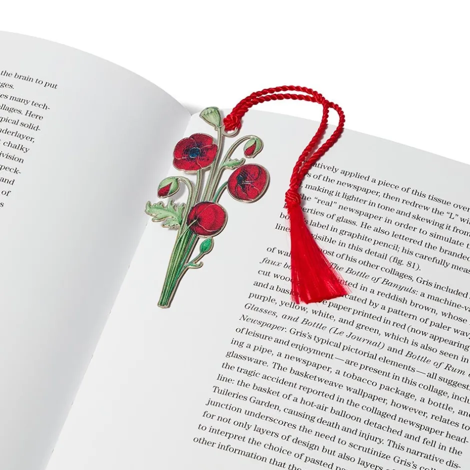 The Met Store Office*The Met Cloisters Garden Poppy Bookmark