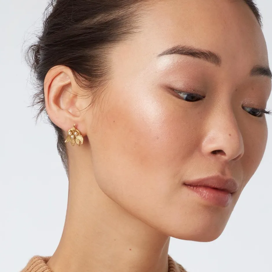 The Met Store Earrings*The Met Cloisters Garden Fava Bean Stud Earrings