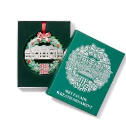 The Met Store Ornaments*The Met Facade Wreath Ornament