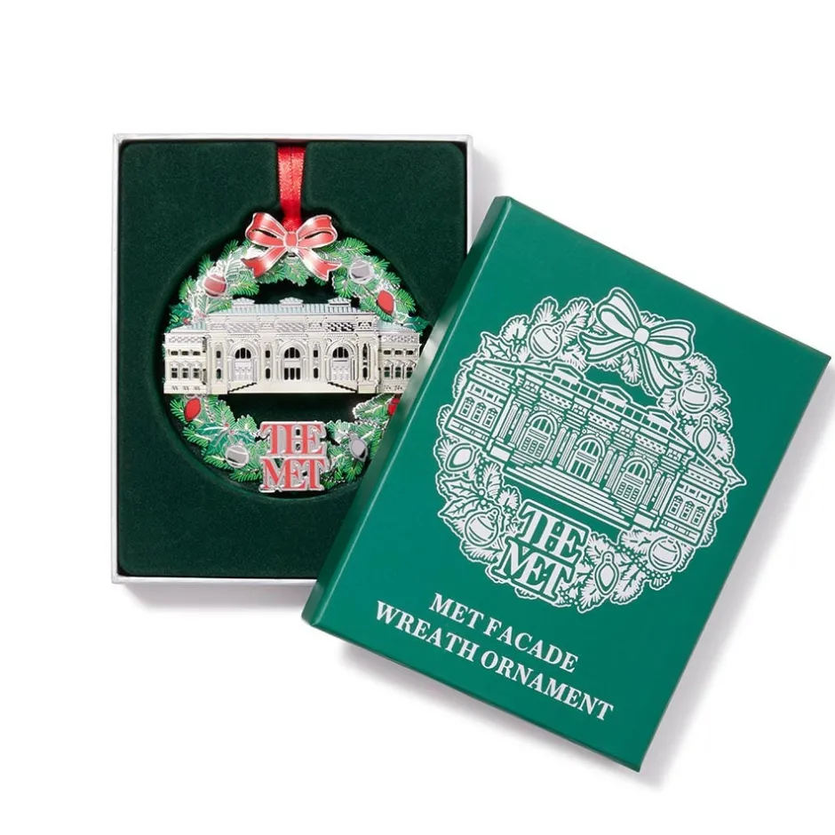 The Met Store Ornaments*The Met Facade Wreath Ornament