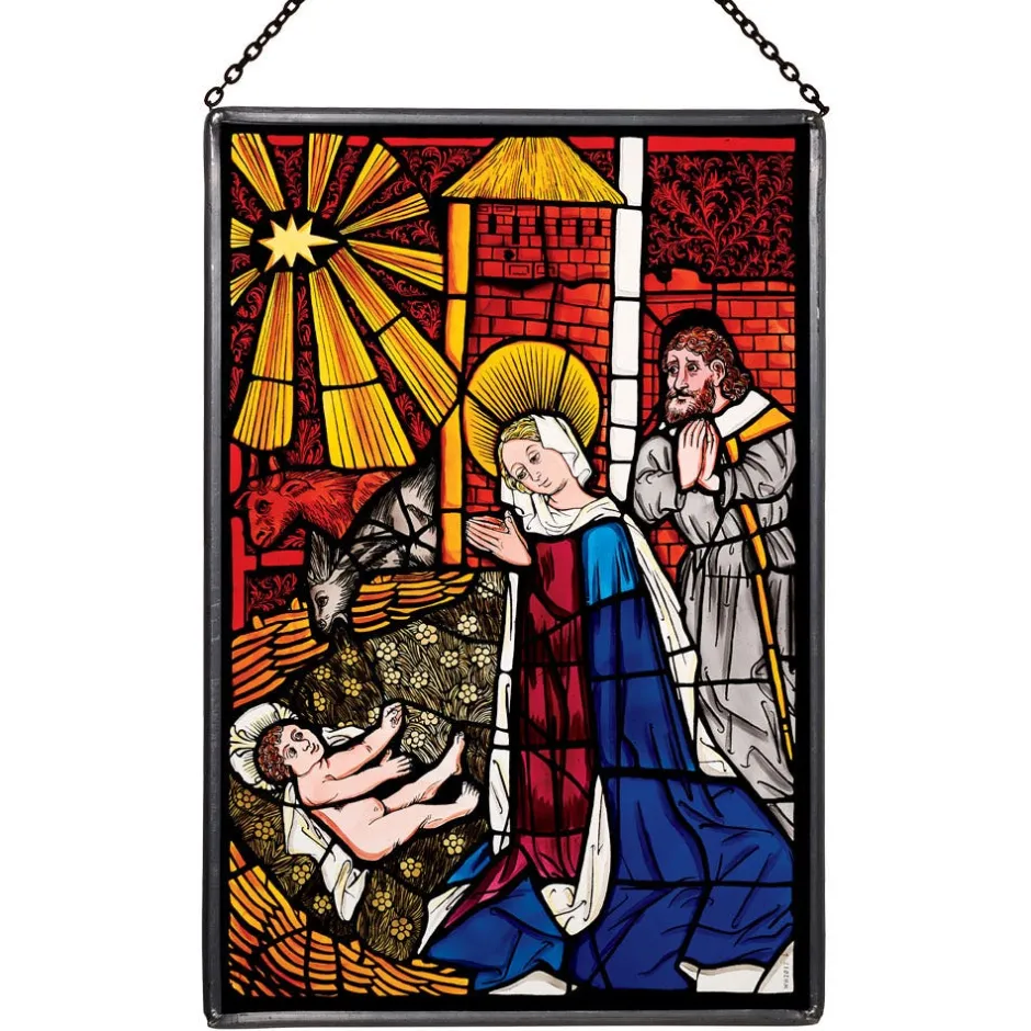 The Met Store Decorative Accents*The Nativity Glass Panel